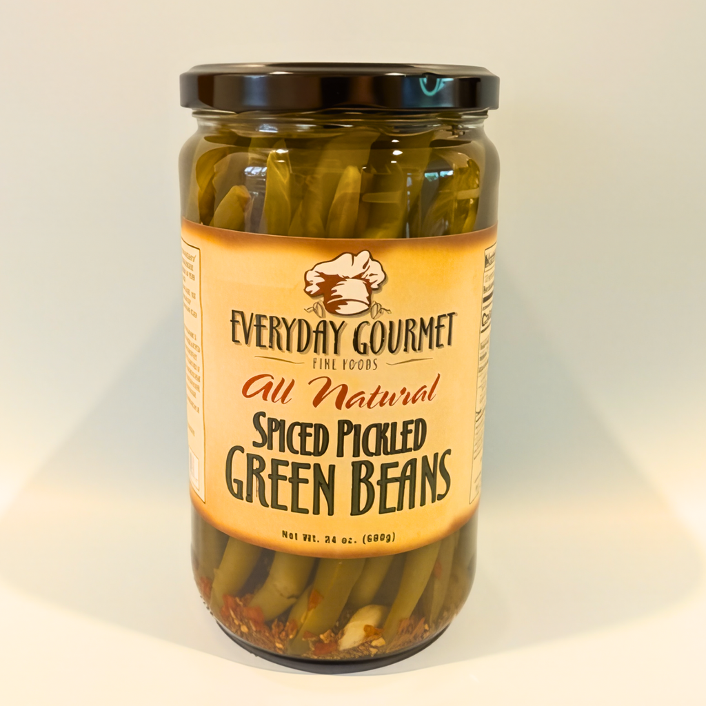 Spiced Pickled Green Beans – All-Natural Gourmet Snack | Everyday Gourmet