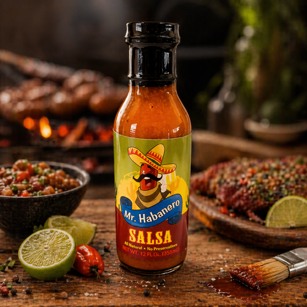 Mr. Habanero Finishing Sauce – Bold Spicy Gourmet BBQ & Grilling Sauce