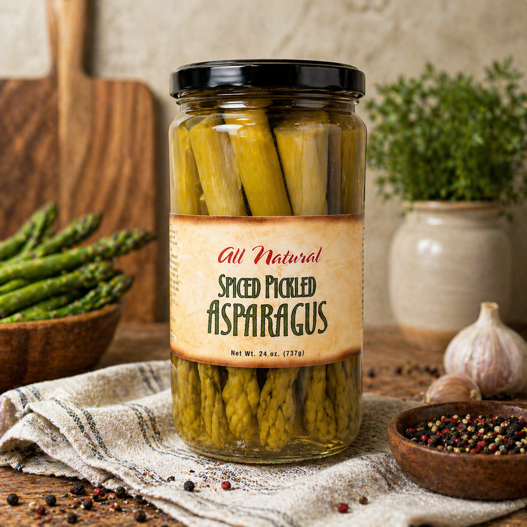 Spiced Pickled Asparagus – All-Natural Gourmet Snack | Everyday Gourmet
