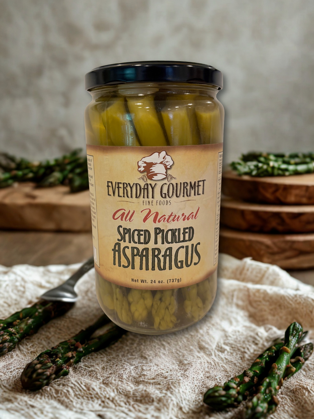 Spiced Pickled Asparagus – All-Natural Gourmet Snack | Everyday Gourmet