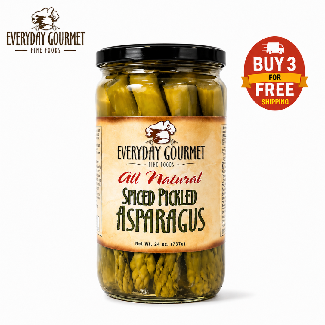 Spiced Pickled Asparagus – All-Natural Gourmet Snack | Everyday Gourmet